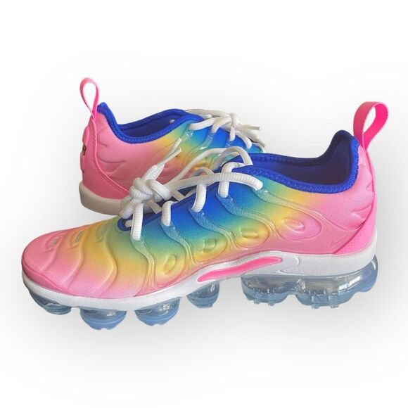 Nike Air Vapormax Plus "Cotton Candy Rainbow" Womens size 7 FJ4550-606 New - Picture 5 of 8